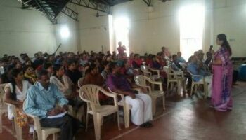Meeting for class 1 and 2 parents held in order to discuss the curriculum related matters