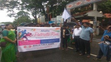 Patriotic run conducted: Flag off was done by the Chief Guest, Ret. D.Y.S.P. Mohammed. More than 100 students participated in the event. Marathon started from the main entrance gate of Civil Station through SBI junction on to the Fort entrance gate and a round through the walkways of the Fort and culminated in front of the entrance to Vatika.