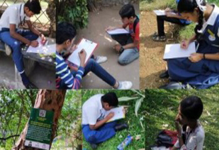 Students participated in the Botanical illustration contest called “Art in the Park” at Kottamaidanam, Vadika Garden. The event was conducted jointly by Victoria College Botany Alumni Association, District Tourism Promotion Council and INTACH.