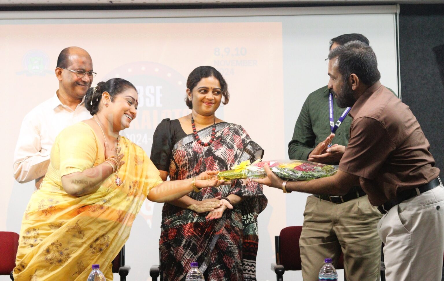Kerala State CBSE Kalotsav 2024 Logo Launch - Ahalia Public School