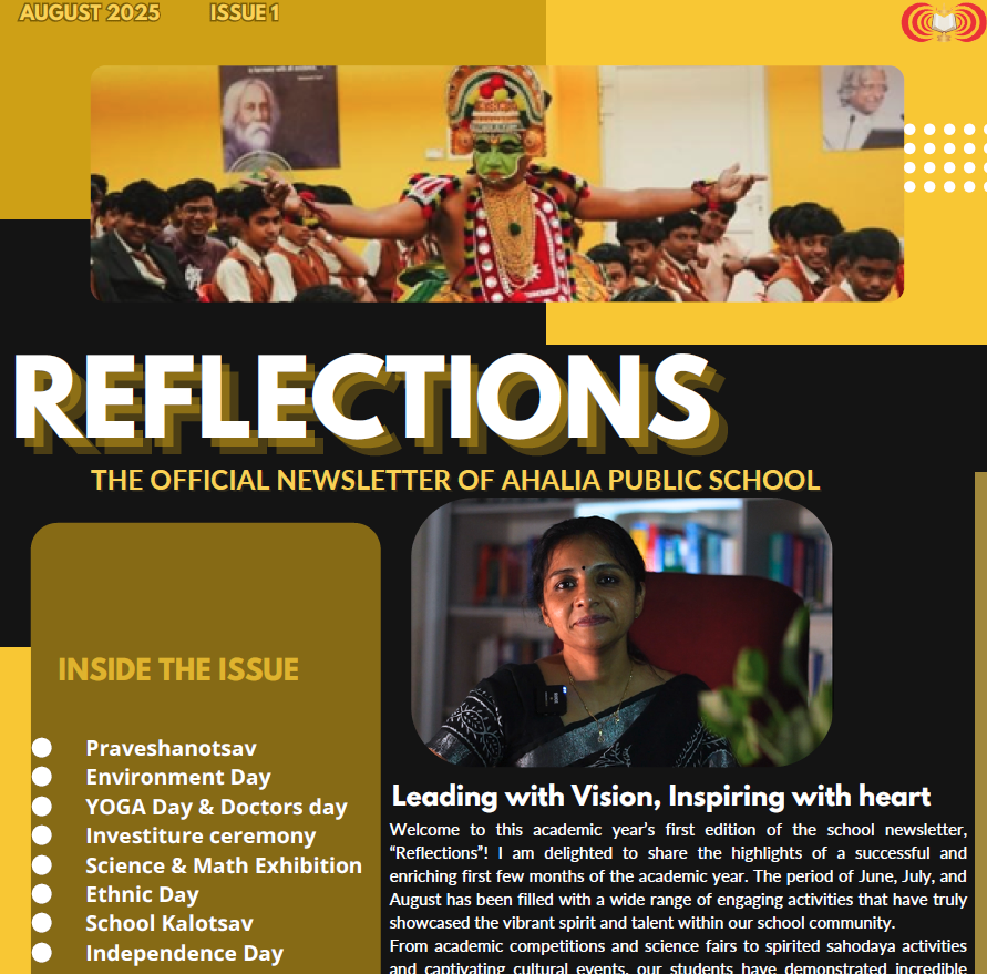 REFLECTIONS : Issue 1 | August 2025